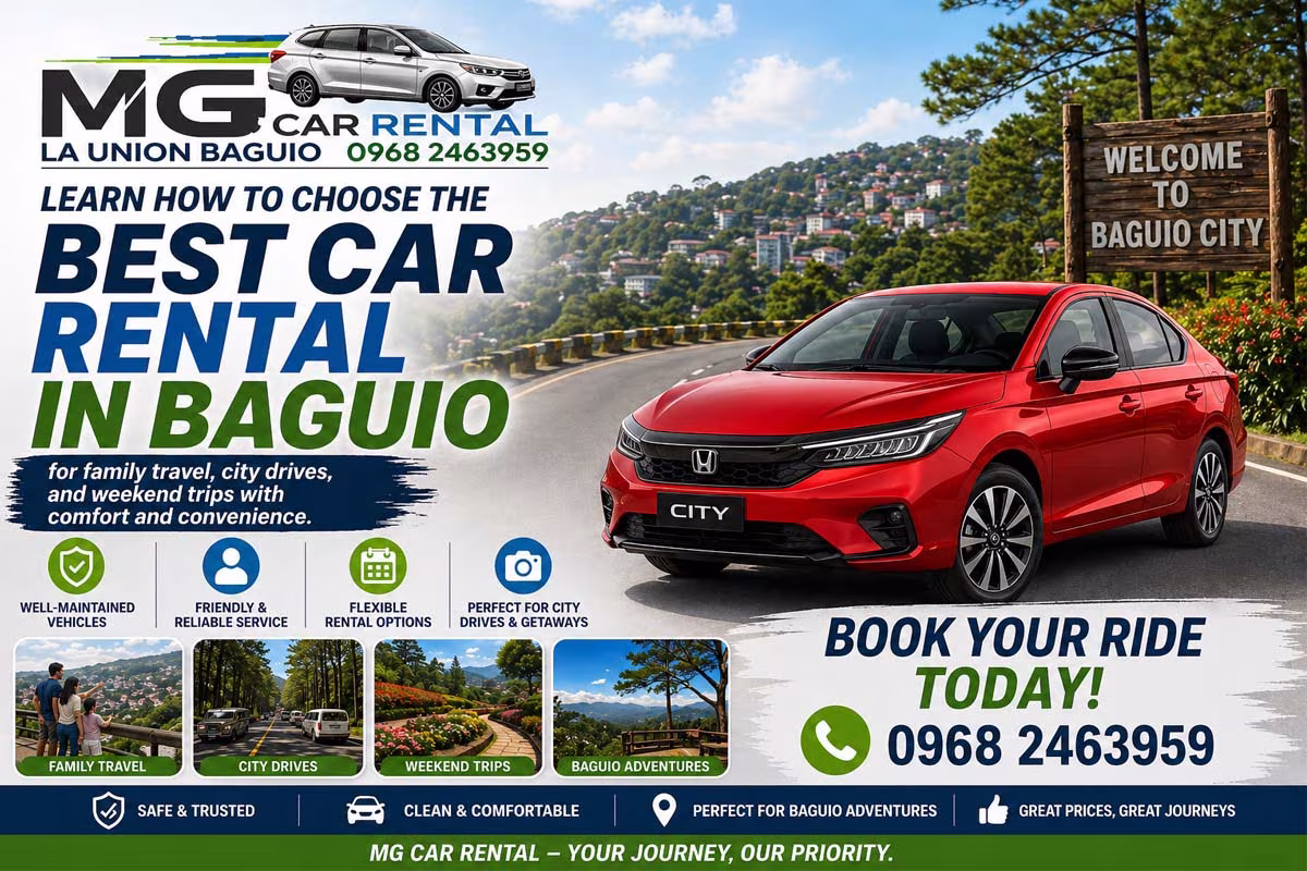 Best Car Rental in Baguio for Family Trips (2026 Guide + Prices)