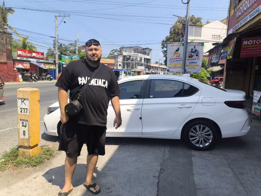 Car for rent in La Union and Baguio - MG Car Rental Services client photo